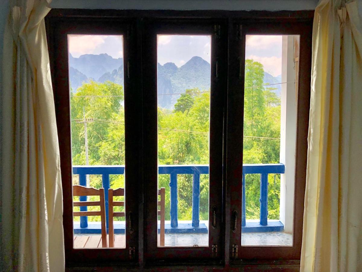 Blue Guesthouse Vang Vieng Εξωτερικό φωτογραφία